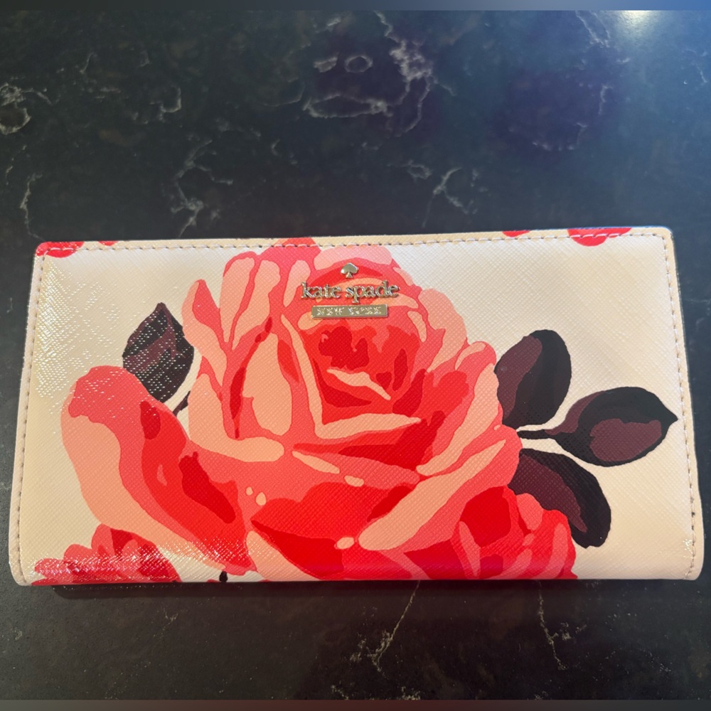 Kate Spade Pink Floral Wallet
